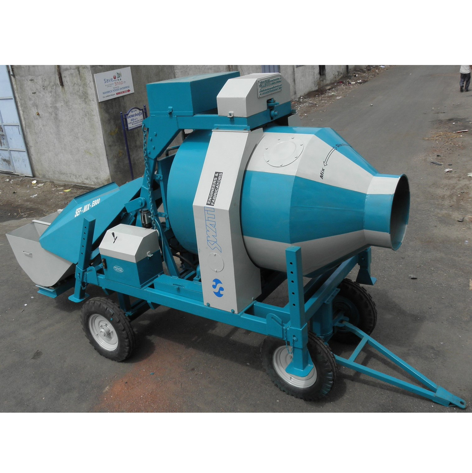 Reversible Concrete Mixer